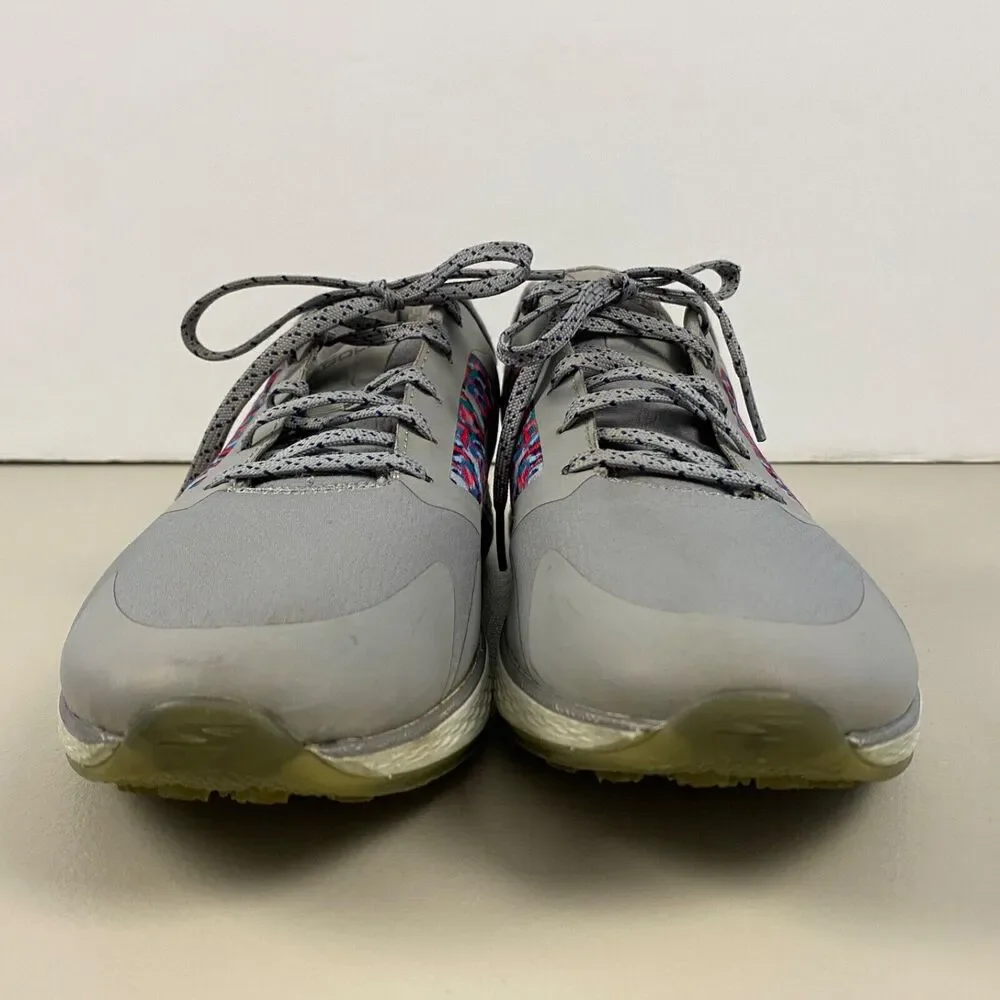 Skechers GoGolf Sneakers Womens 9 Eagle Major Soft Spike‎ Shoe Gray Pink 14863